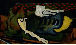 Glass, Pipe And Pears — Georges Braque, Cubist Fragmentation