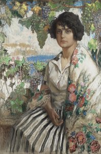 Portrait Of A Young Woman — Konstantin Ivanovich Gorbatov