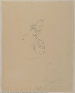 Classical Bust Of A Bearded Male Seen In Profile — Vincenzo Camuccini, Neoclassicism