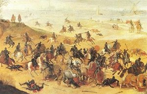 Battle Of Lekkerbeetje, Vughterheide (netherlands) — Esaias Van De Velde