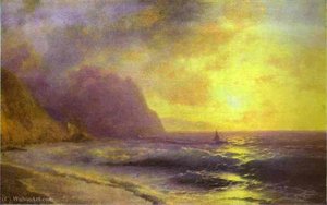 Sunset At Sea — Ivan Konstantinovich Aivazovsky