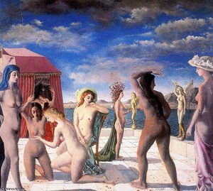 Untitled (7453) — Paul Delvaux