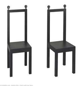 Chairs With Two Faces — Sandro Chia