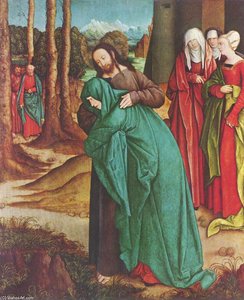 Christ Taking Leave Of His Mother — Bernhard Strigel