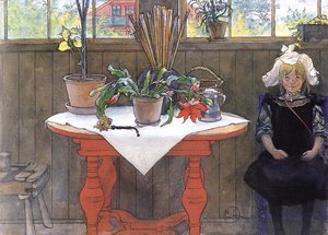Lisbeth In The Atelier — Carl Larsson