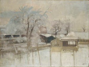 Snow Scene — Victor Pasmore