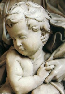 Madonna And Child (detail) — Michelangelo Buonarroti