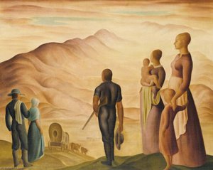 Pioneers Of The West — Helen Lundeberg