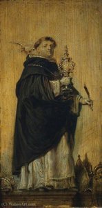 Saint Thomas Aquinas — Abraham Van Diepenbeeck