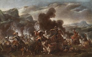 Battle scene from the Turkish Wars.