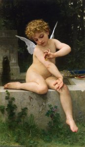 Cupid With Butterfly — William-adolphe Bouguereau
