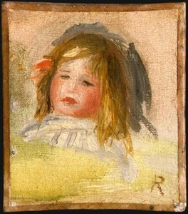 Child With Blond Hair — Pierre-auguste Renoir, Impressionism