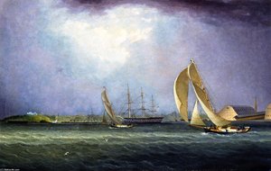 Yacht Race — James Edward Buttersworth, Contemporary Realism