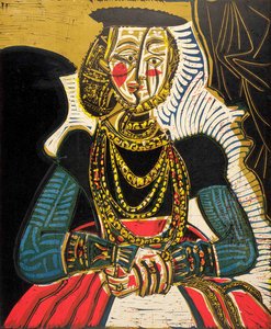 Seated Woman (after Cranach) — Pablo Picasso