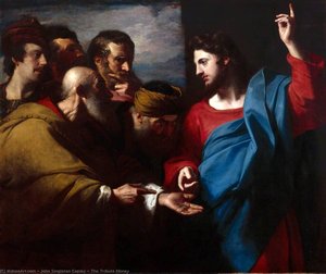 The Tribute Money — John Singleton Copley