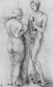Adam And Eve 2 — Albrecht Dürer