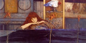 I Lock My Door Upon Myself — Fernand Edmond Jean Marie Khnopff, Symbolism