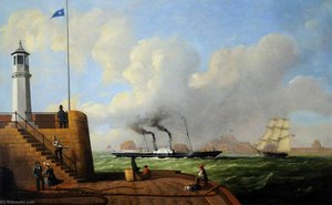 The 'courier' Off St Helier Harbour Heads — Philip John Ouless