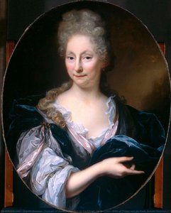 Portrait Of Margaretha Van De Eeckhout (1639-1701), Wife Of Pieter Van De Poel, Arnold Boonen, 1705 — Arnold Boonen
