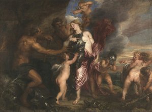 Venus In Der Werkstatt Des Vulkan (thetis Empfängt Von Hephaistos Die Waffen Für Achill) — Sir Anthony Van Dyck