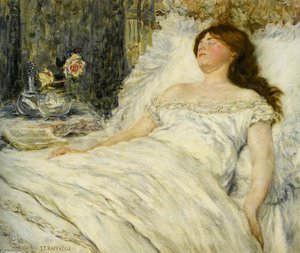 The Sleeping Beauty — Jean-françois Raffaelli