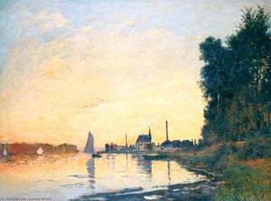 Argenteuil, Late Afternoon — Claude Monet, Impressionism