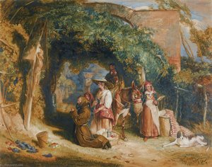 Peasants Of The Italian Tyrol At Their Devotions — John Frederick Lewis