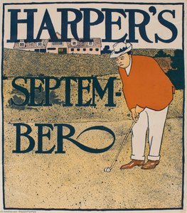 'harper's. September', (34 X 30 Cm) (1898) — Edward Penfield