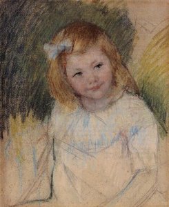 Sara Looking Towards The Right — Mary Stevenson Cassatt
