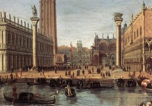 The Piazzetta From The Bacino Di San Marco (detail) — Gaspar Van Wittel (caspar Andriaans Van Wittel)