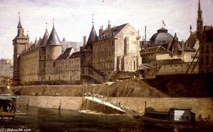 The Palais De Justice — Adrien Dauzats