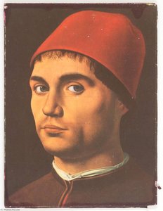 Untitled (portrait Of A Man, By Antonello Da Messina) — Joseph Cornell
