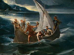 Christ At The Sea Of Galilee, C. Det(1 (1580) — Jacopo Tintoretto, Baroque