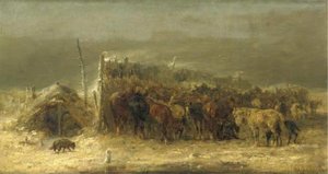 The Shelter — Adolf Schreyer