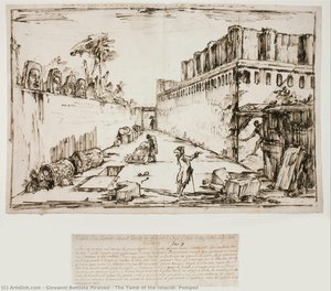 The Tomb Of The Istacidi, Pompeii — Giovanni Battista Piranesi