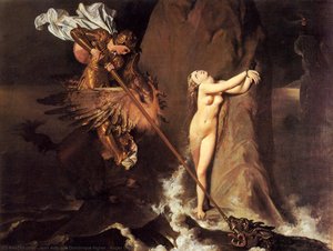 Roger Delivering Angelica — Jean-auguste-dominique Ingres