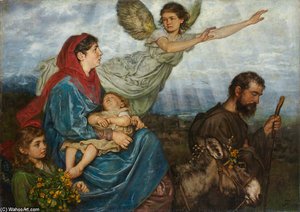 Flucht Nach Ägypten — Hans Thoma
