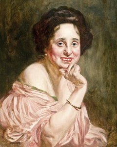 Portrait Of A Laughing Lady — Bertalan Karlovszky