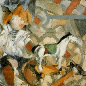Toy Horse And Doll — Rafael Barradas