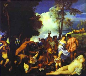 Bacchanal Of The Andrians — Titian