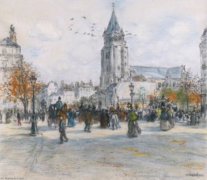 Saint Germain Des Pres — Jean-françois Raffaelli