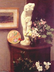 Flowers And Various Objects — Henri Fantin-latour