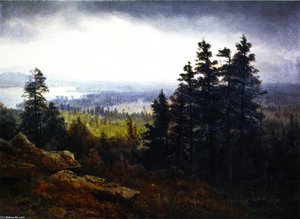 Near North Conway, New Hampshire — Albert Bierstadt