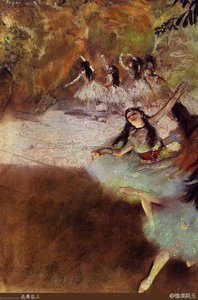 On The Stage — Edgar Degas