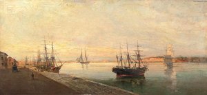 The Port Of Volos — Konstantinos Volanakis