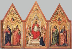 The Stefaneschi Triptych (verso) — Giotto Di Bondone