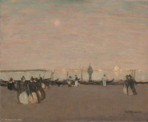 Evening Stroll, Venice — James Wilson Morrice