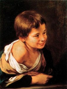 Niño Apoyado — Bartolomé Esteban Murillo