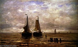Coastal Scene — Hendrik Willem Mesdag