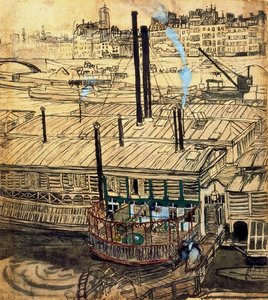 Washerwomen At The Sena — Raoul Dufy